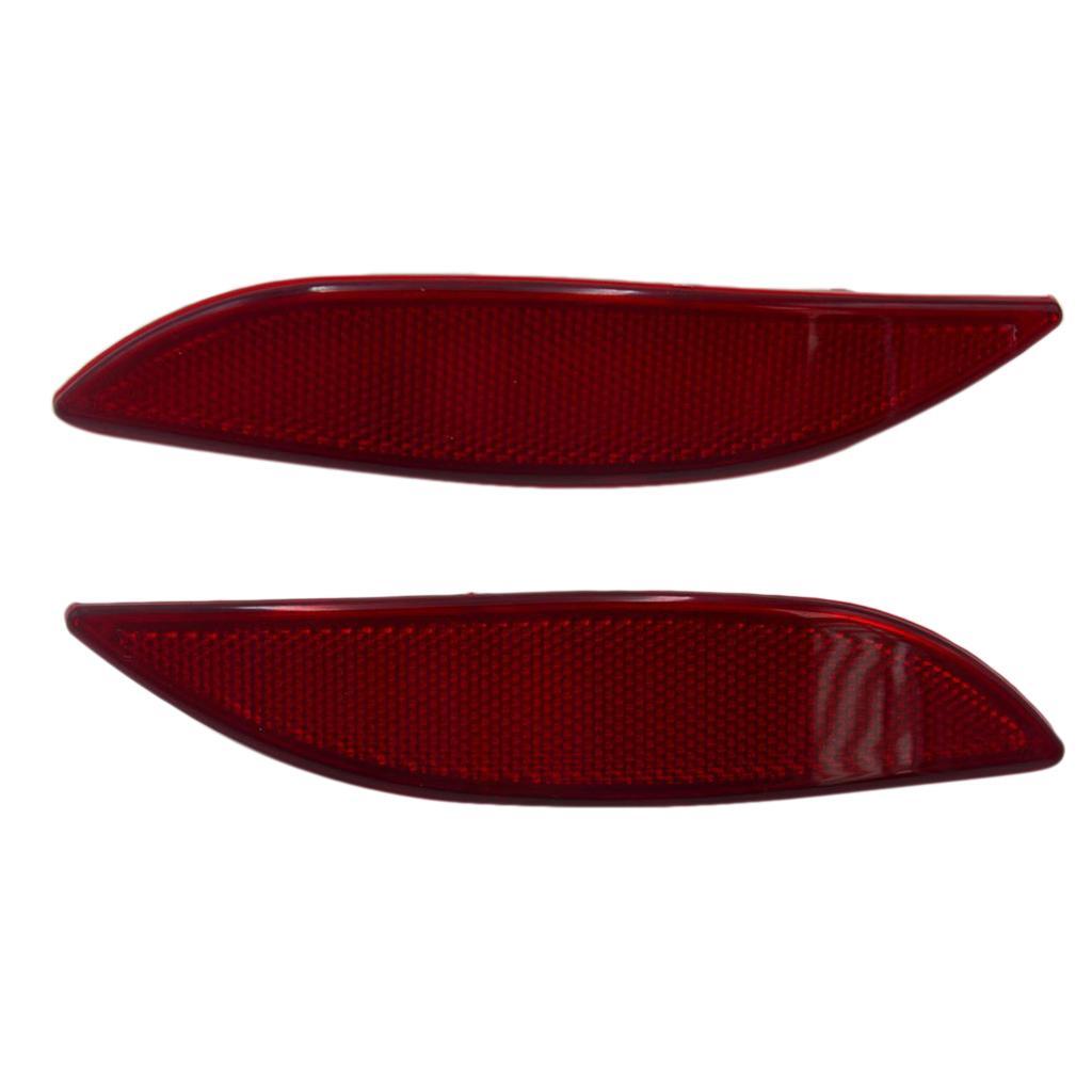 2pcs Rear Bumper Reflector Light Stop Brake Lamp L&R for Megane MK3