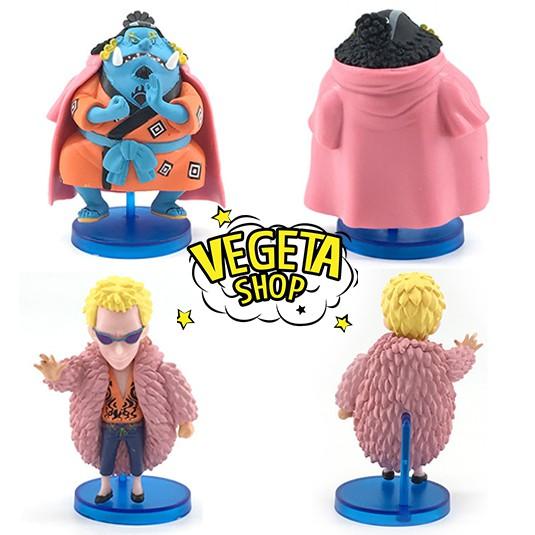 Mô hình One Piece - Thất vũ hải Oka Shichibukai - Boa Hancock Jinbe Mihawk Râu đen - Cao 8cm