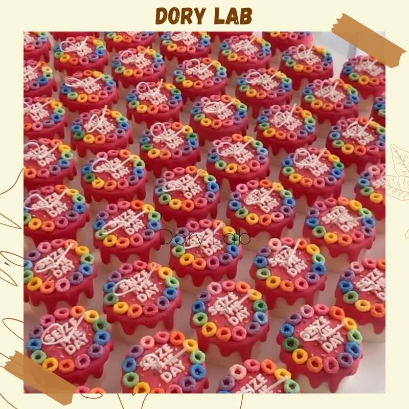 Nến Thơm Bánh Sinh Nhật Trang Trí Theo Yêu Cầu Nhiều Mẫu Lựa Chọn , Quà Tặng Độc Đáo - Dory Lab