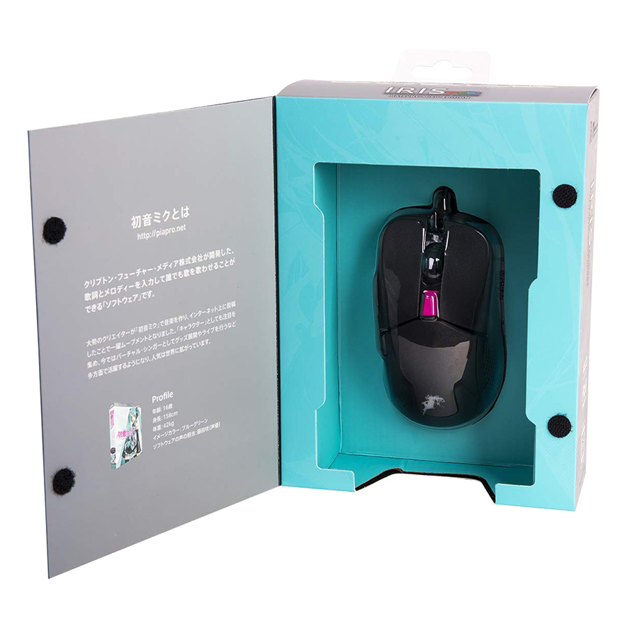 Chuột Gaming Có Dây TtEsports Iris Optical RGB – MIKU Version MO-IRS-WDOHBK-09 - Hàng Chính Hãng