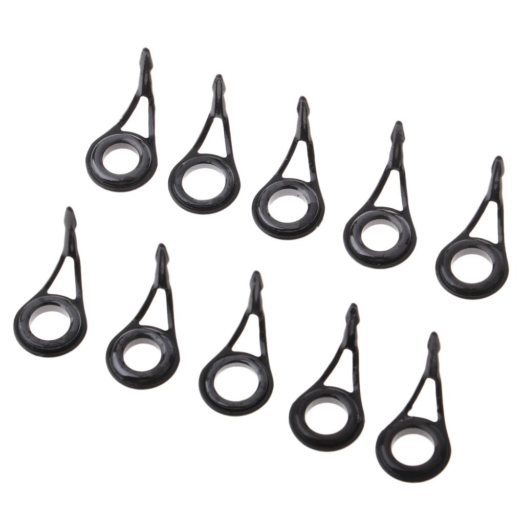 10x Fishing Rod Eye Ring Guides Line Rings for Spinning/Carp Rod