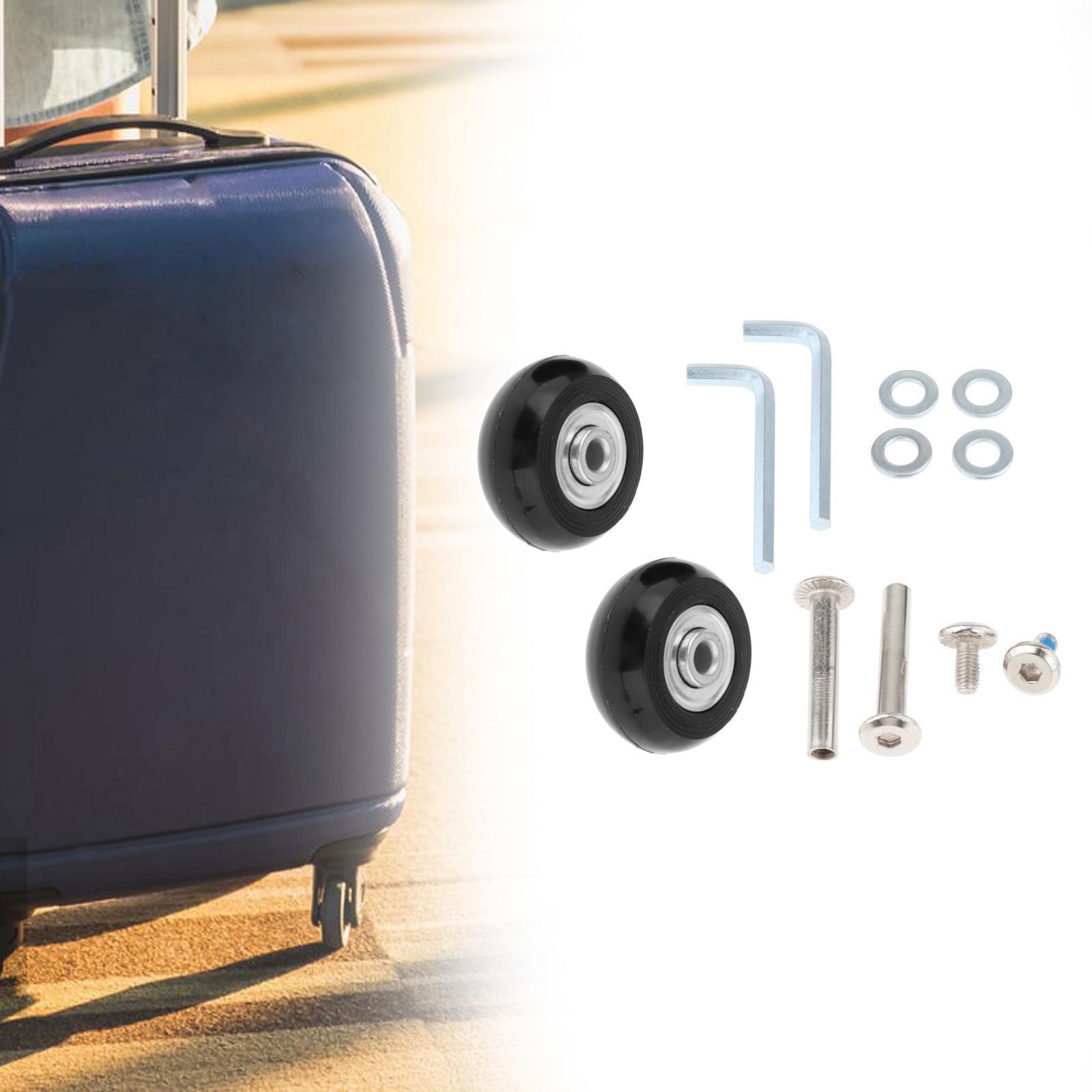 Replacement Suitcase Wheels Flexible Luggage Suitcase Replacement Wheels Set