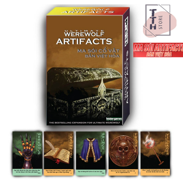 Ma sói artifacts - ma sói cổ vật chơi kèm cùng ma sói ultimate