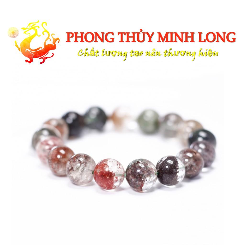 Vòng tay đá. thach anh Ưu Linh đa sắc chất lượng 5A