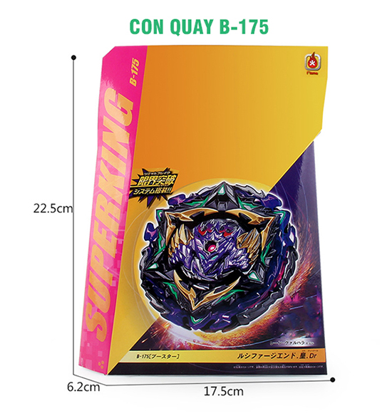 Đồ Chơi Con Quay B175 Kèm Tay Quay | Con Quay BEYBLADE B175