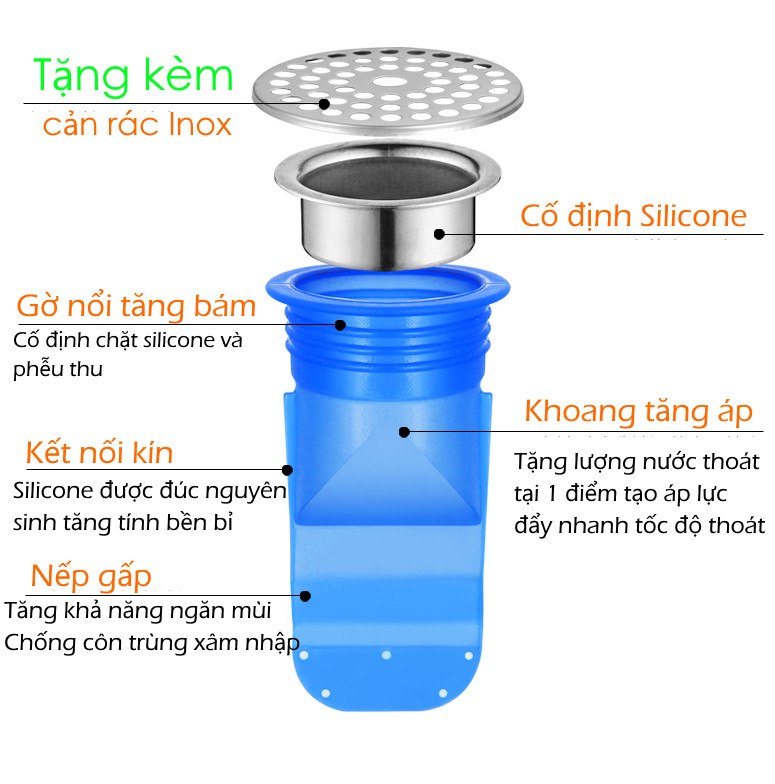 Chống mùi cho nhà vệ sinh bằng Silicone