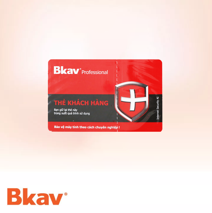 Phần mềm diệt Virus Bkav Pro - Hàng chính hãng - Thẻ cào key