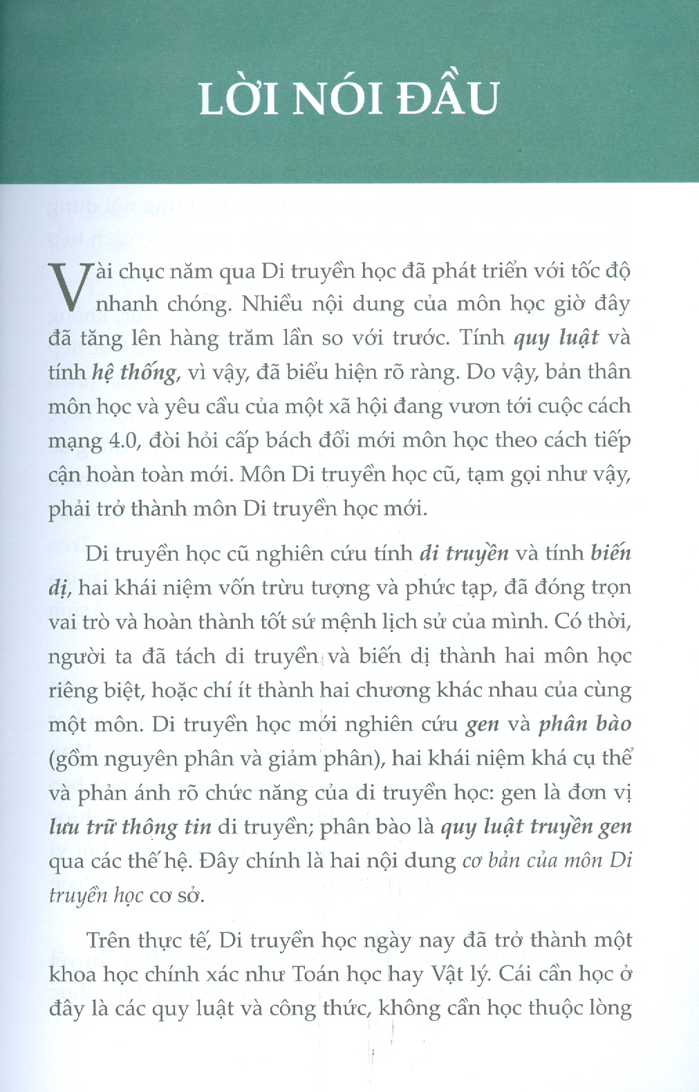 DI TRUYỀN HỌC - Cách tiếp cận mới