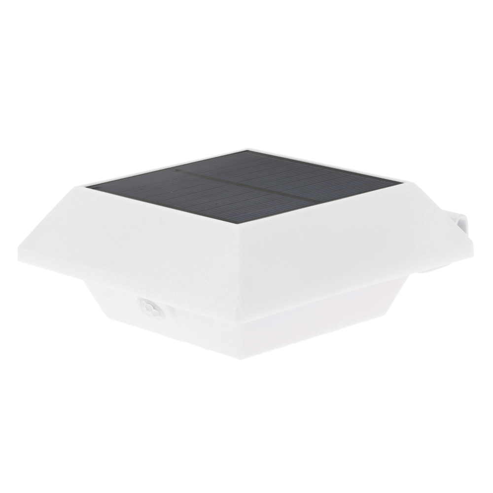 Đèn LED Năng Lượng Mặt Trời Cảm BIến Chuyển Động Gắn Tường Trắng