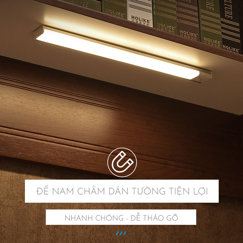Đèn LED Cảm Biến Chuyển Động Nhiều Kích Cỡ, Cảm Ứng Hồng Ngoại 3 Chế Độ