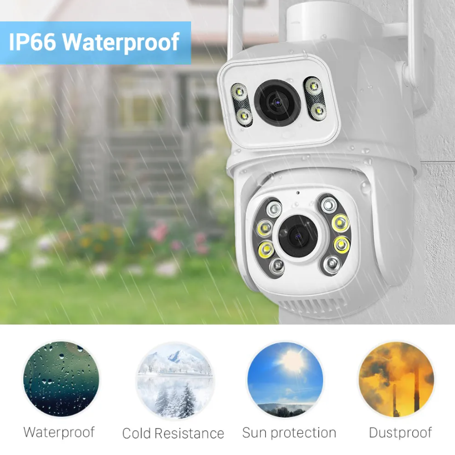 Camera IP WiFi Xmeye 2 Mắt A28 6.0MPX Chuẩn ONVIF Tích Hợp Đầu Ghi Hình IP Xoay 360 độ - Đàm Thoại 2 Chiều, Ban Đêm Có Màu - Hàng chính Hãng