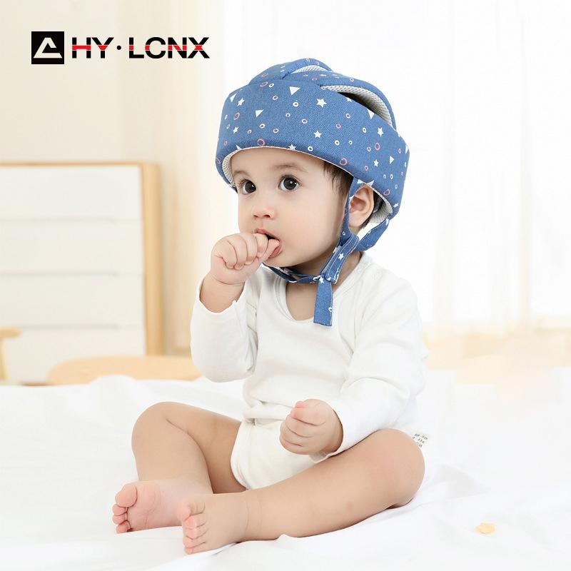 Cotton An Toàn Cho Bé Mũ Bảo Hiểm Trẻ Sơ Sinh Trẻ Em Đầu Mũ Cho Bé Tập Đi Bé Trai Bé Gái Dạo Phố Trẻ Tập Bò Khi Biết Đi Mũ Bảo Hiểm