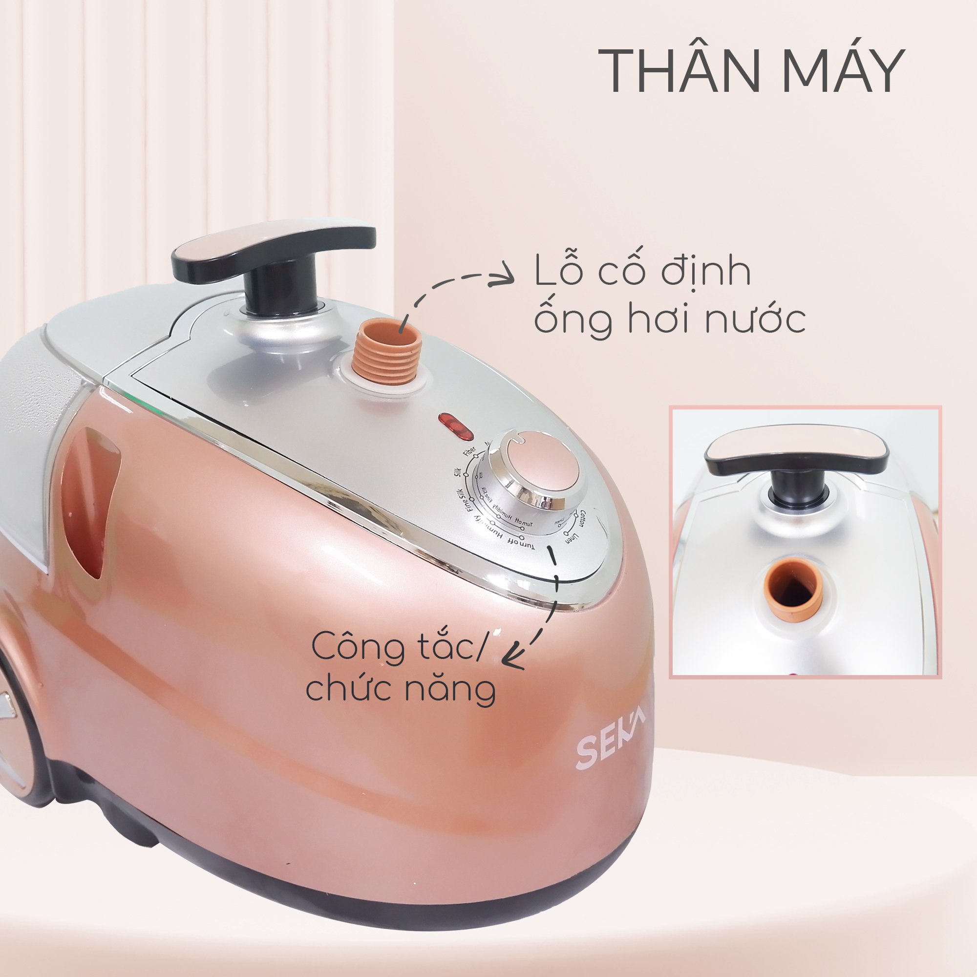 Bàn Là Cây Hơi Nước Kèm Bàn Ủi Công Suất 2000W Dễ Dàng Sử Dụng, Phù Hợp Nhiều Loại Vải hàng nhập khẩu