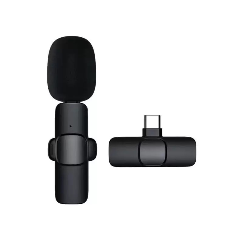 MICROPHONE KHÔNG DÂY CỔNG TYPE-C VÀ I.P K9-2 - 2 MICRO KẸP ÁO - JL