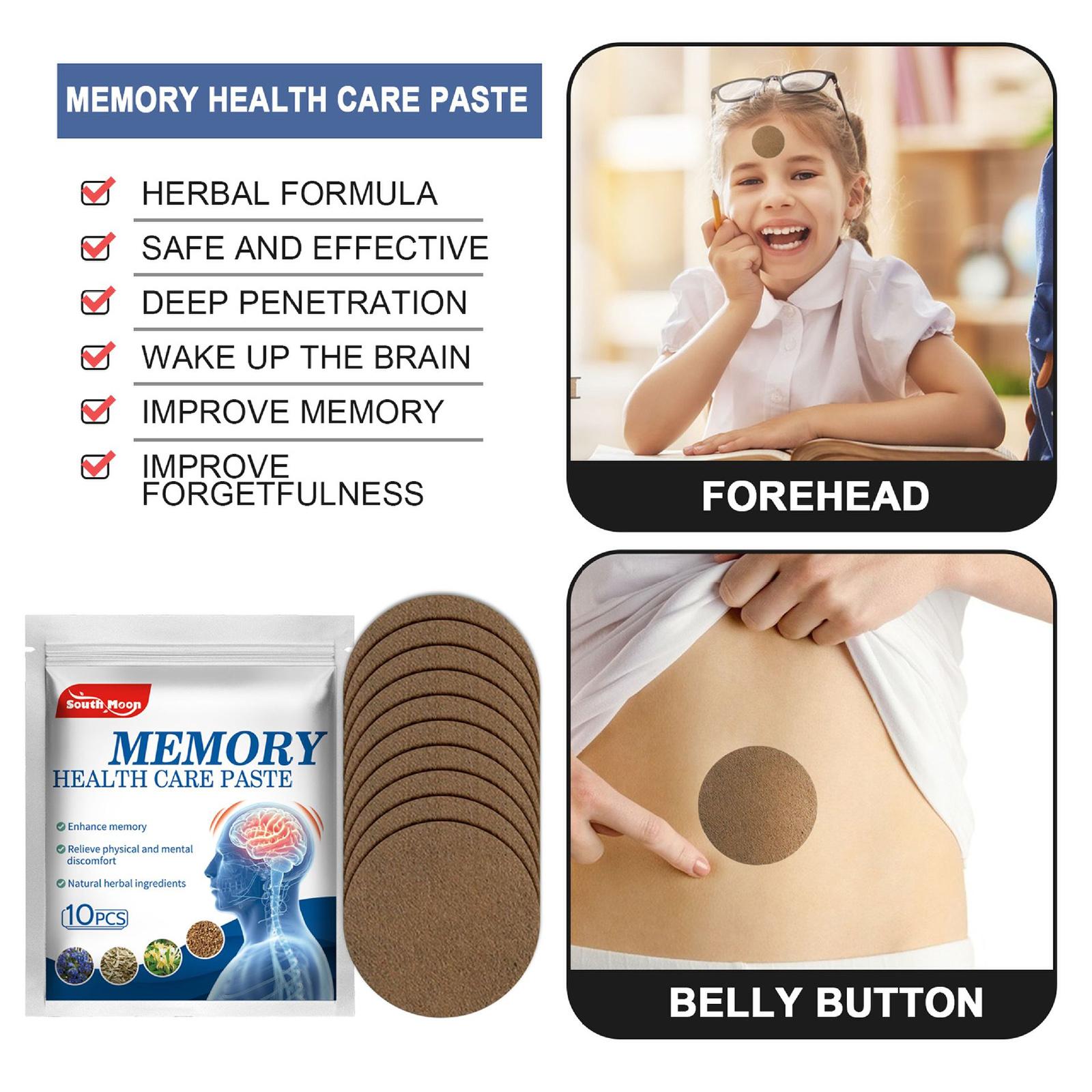 South Moon Acupoint Paste for Sub-Health People to Relieve Poor Memory