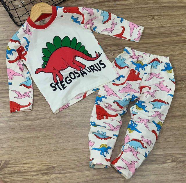 Bộ tay dài bé gái họa tiết xinh xắn