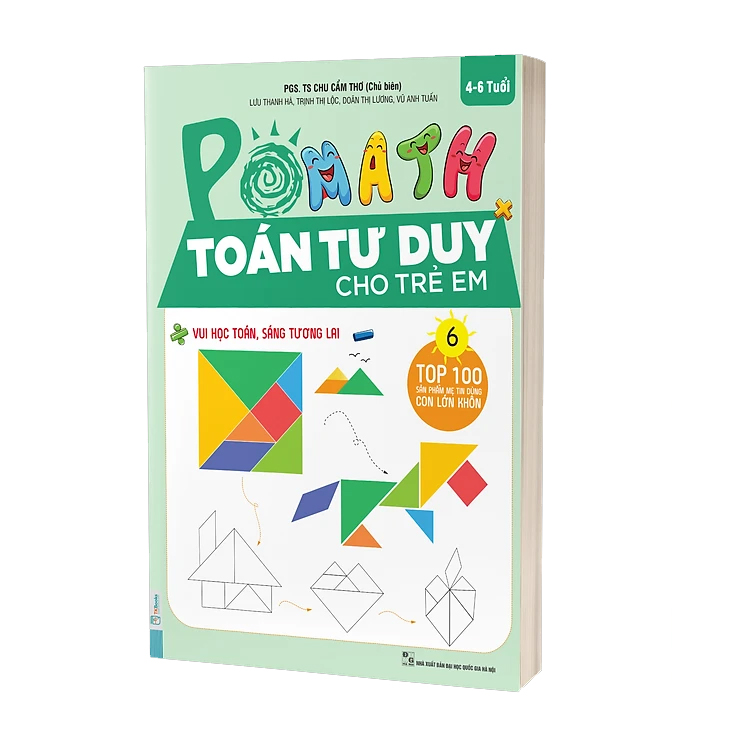 Combo Trọn Bộ Sách PoMath - Toán Tư Duy Cho Trẻ Em 4-6 Tuổi