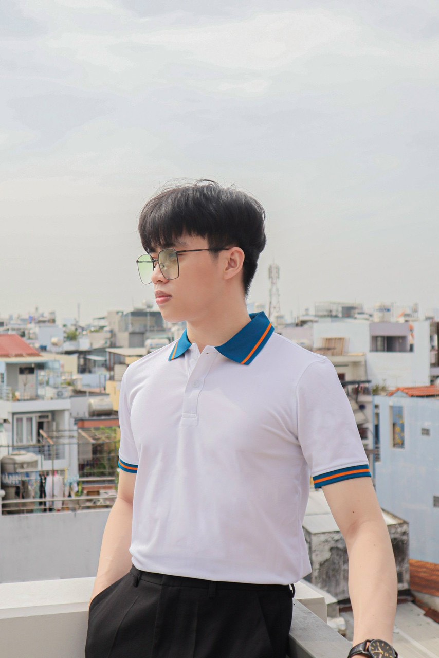 Áo trụ Polo co giãn có cổ