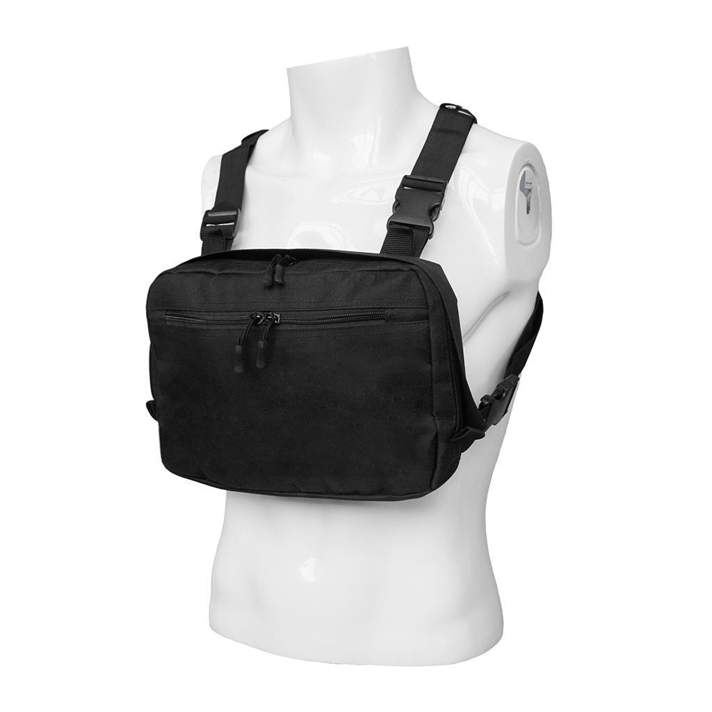 Multi-Functional Unisex Oxford Cloth Chest Rig Bag Vest Waist Bag Panny Pack