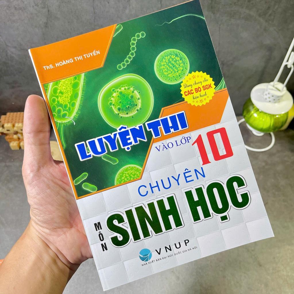 Sách Combo Luyện Thi Vào Lớp 10 Chuyên Môn Sinh Học+Bồi Dưỡng Học Sinh Giỏi Sinh Học 9 + bộ đề ôn thi vào lớp 10-HAGG