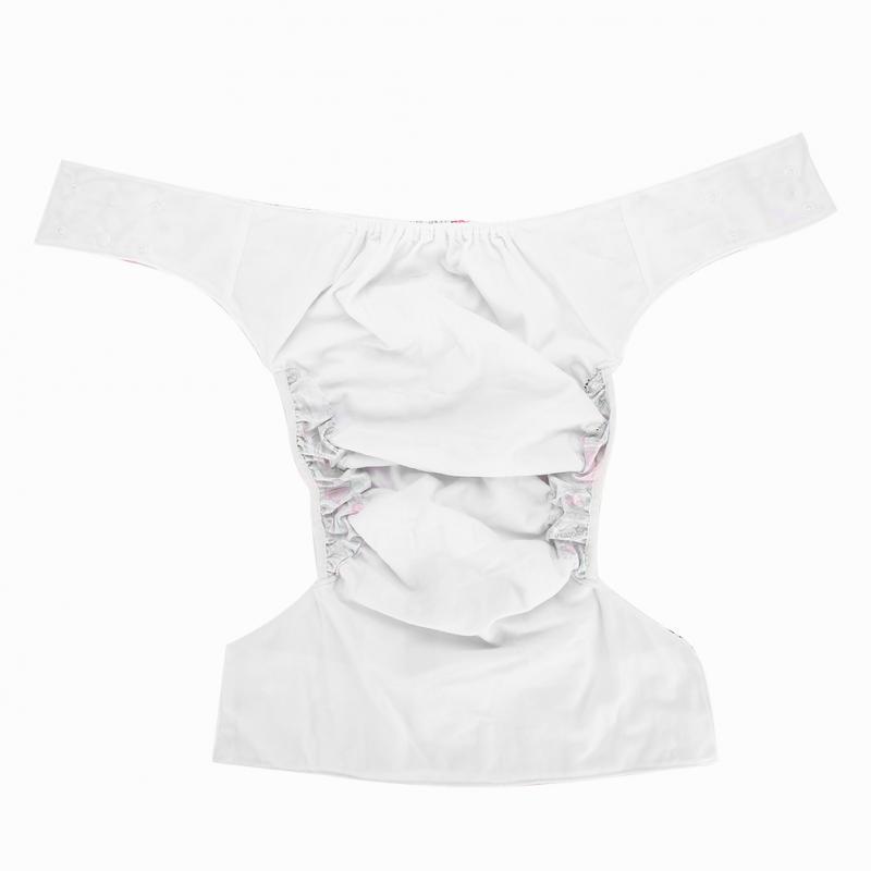 1 bộ Dành Cho Người Lớn Tã In Vải Có Thể Giặt Tã Doodle Mô Hình Chống rò rỉ Thấm Nước bằng chứng snap kích thước có thể điều chỉnh chăm sóc người già quần d50