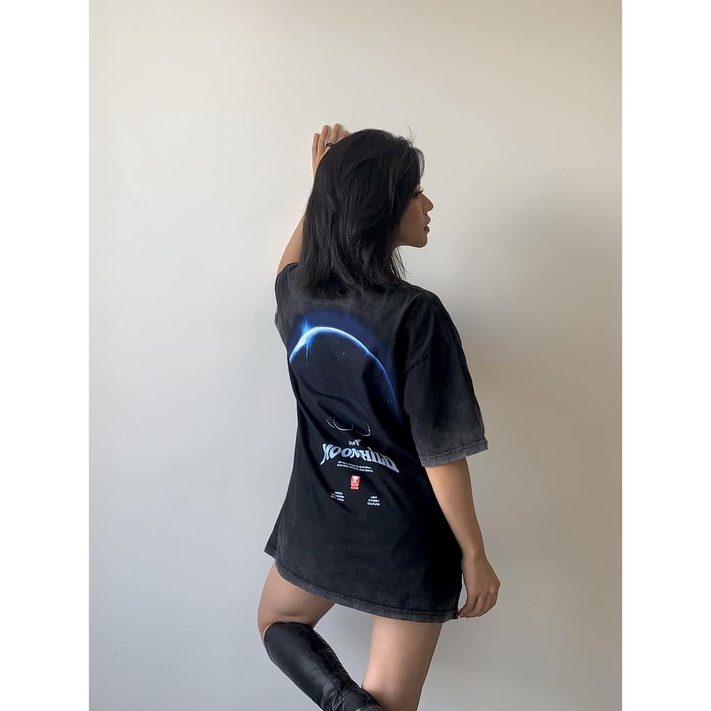 Áo thun NEEDS OF WISDOM Moonchild Washed Tee. - Unisex