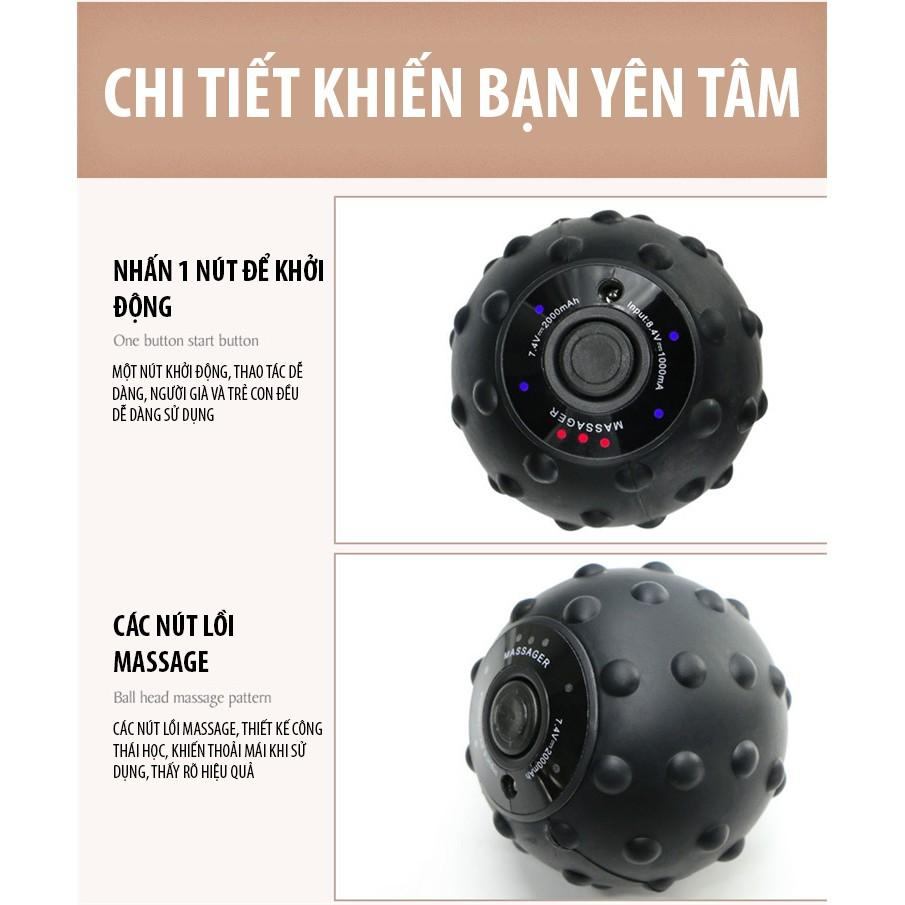 Bóng Massage Pin Sạc Điện ABS USA 2000mAh 12W