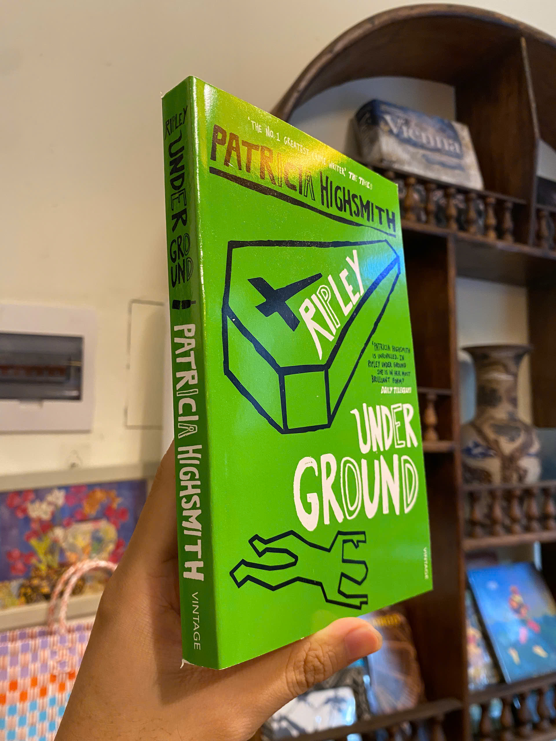 Sách - Ripley Under Ground by Patricia Highsmith |  Crime / Mystery Thriller Fiction / Ngoại văn