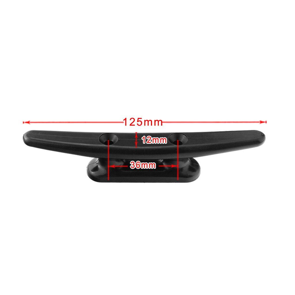 Rope Cleat for Boat/Marine Black Nylon Deck Rope Cleats