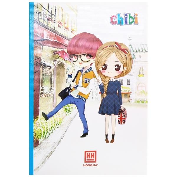 Vở Teen Chibi - 4 Ly Ngang 200 Trang ĐL 58g/m2 - Hồng Hà (Mẫu Màu Giao Ngẫu Nhiên)