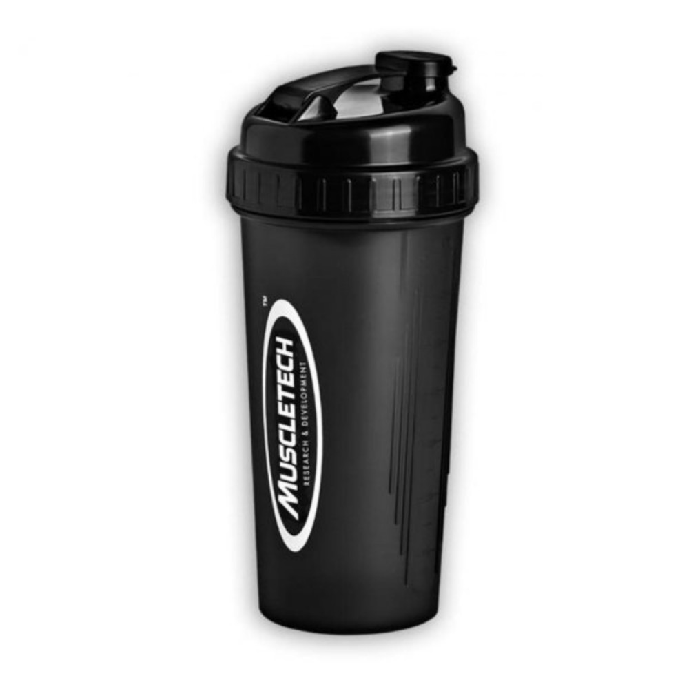 Bình lắc Shaker Muscletech 600ml màu đen, bình nước thể thao  - New Version - Nutrition Depot