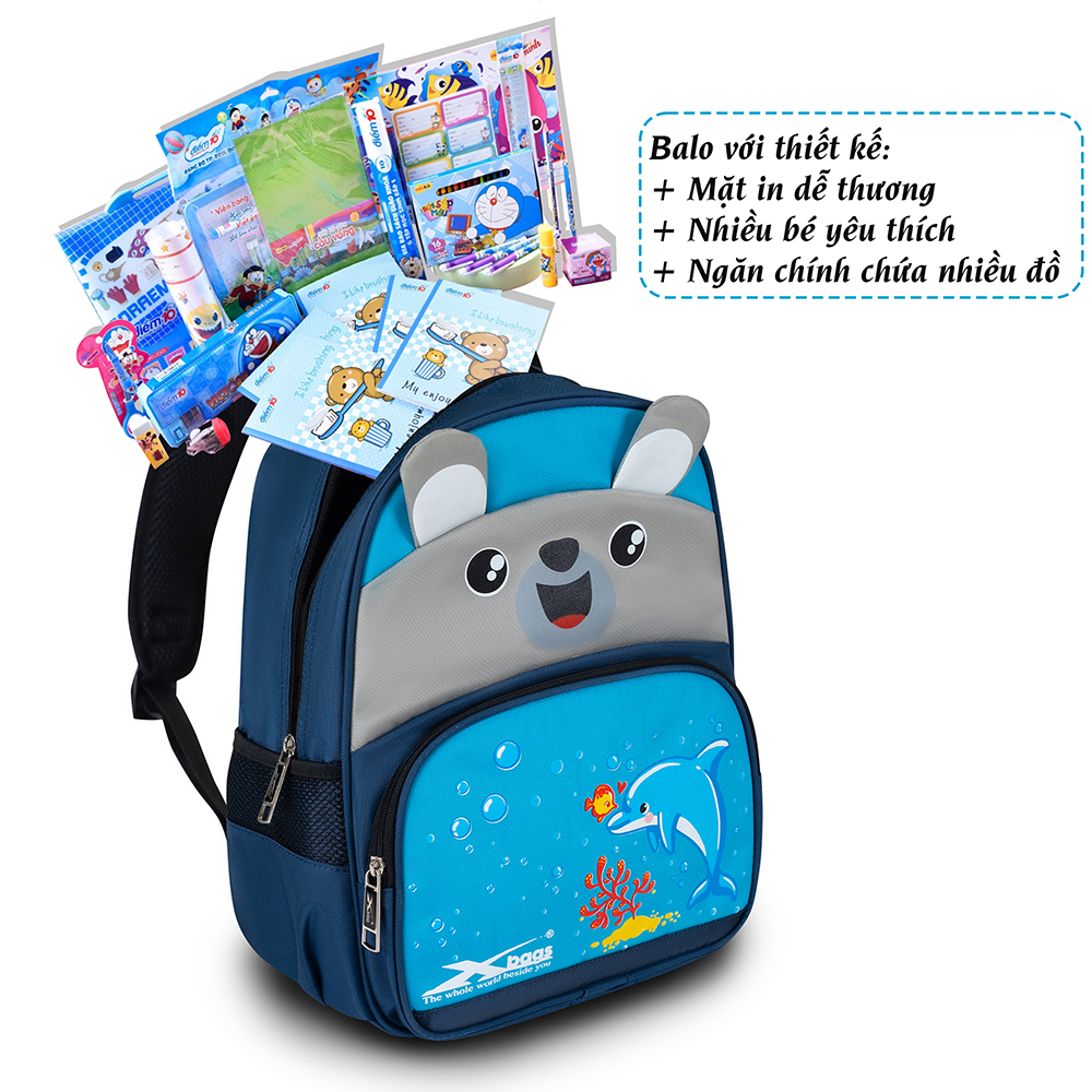 Balo học sing Xbags Dolphin Xb 3020