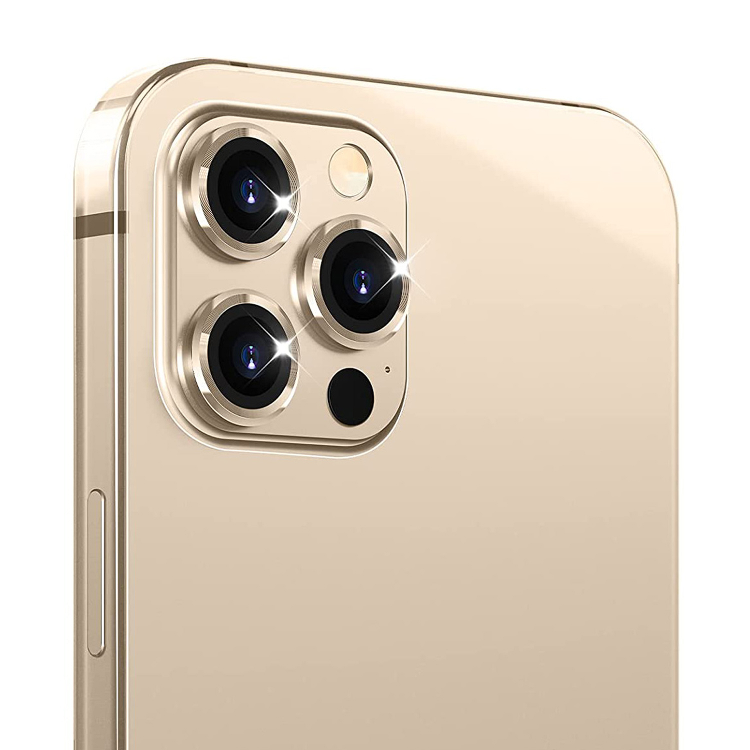 Kính Cường Lực cho Camera Lens MIPOW KINGBULL ALUMIUM Trong Suốt Viền Màu Dành Cho iPhone 13 Pro Max / 13 Pro_ Hàng Chính Hãng