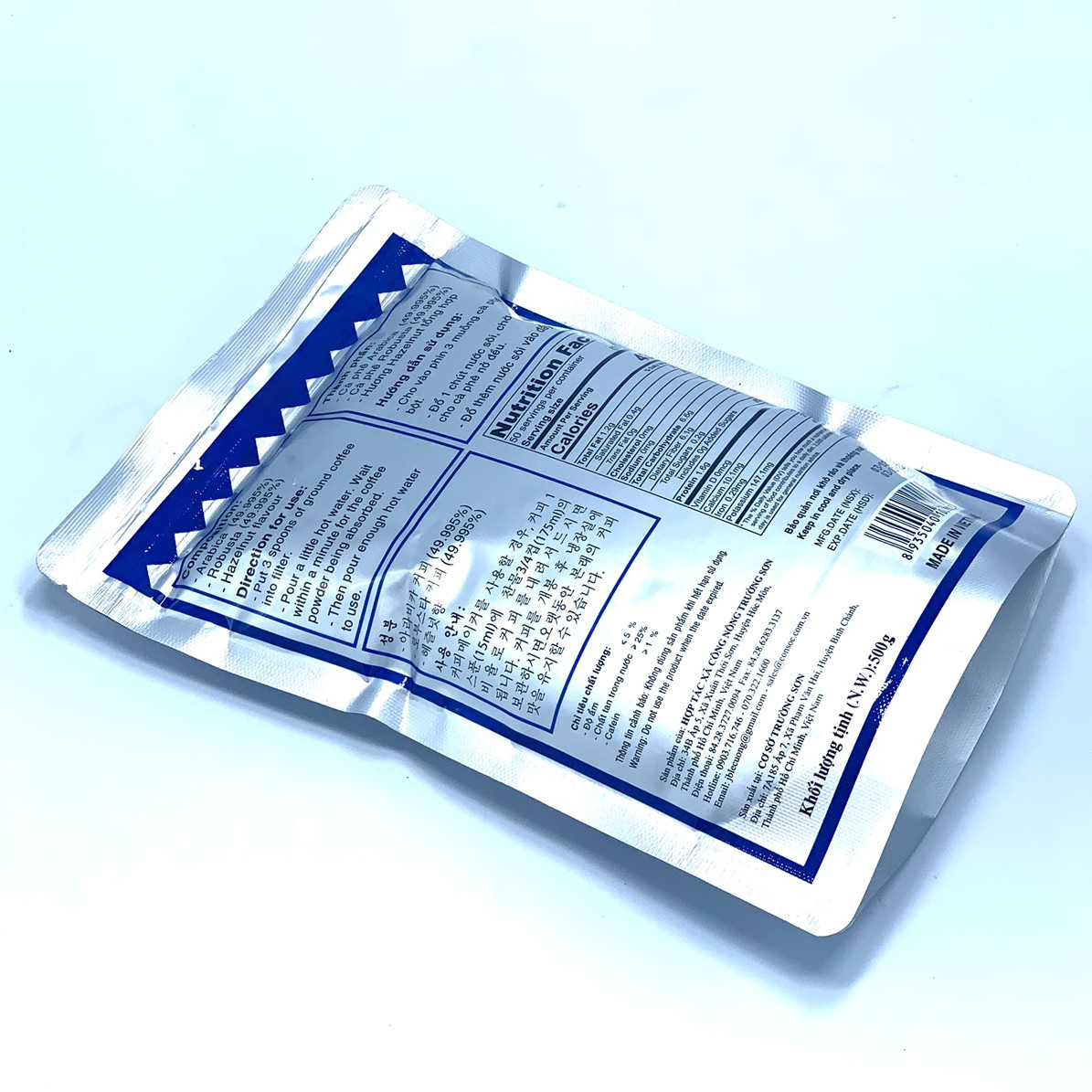 Cà phê Con Sóc Bịch Xanh 500gam