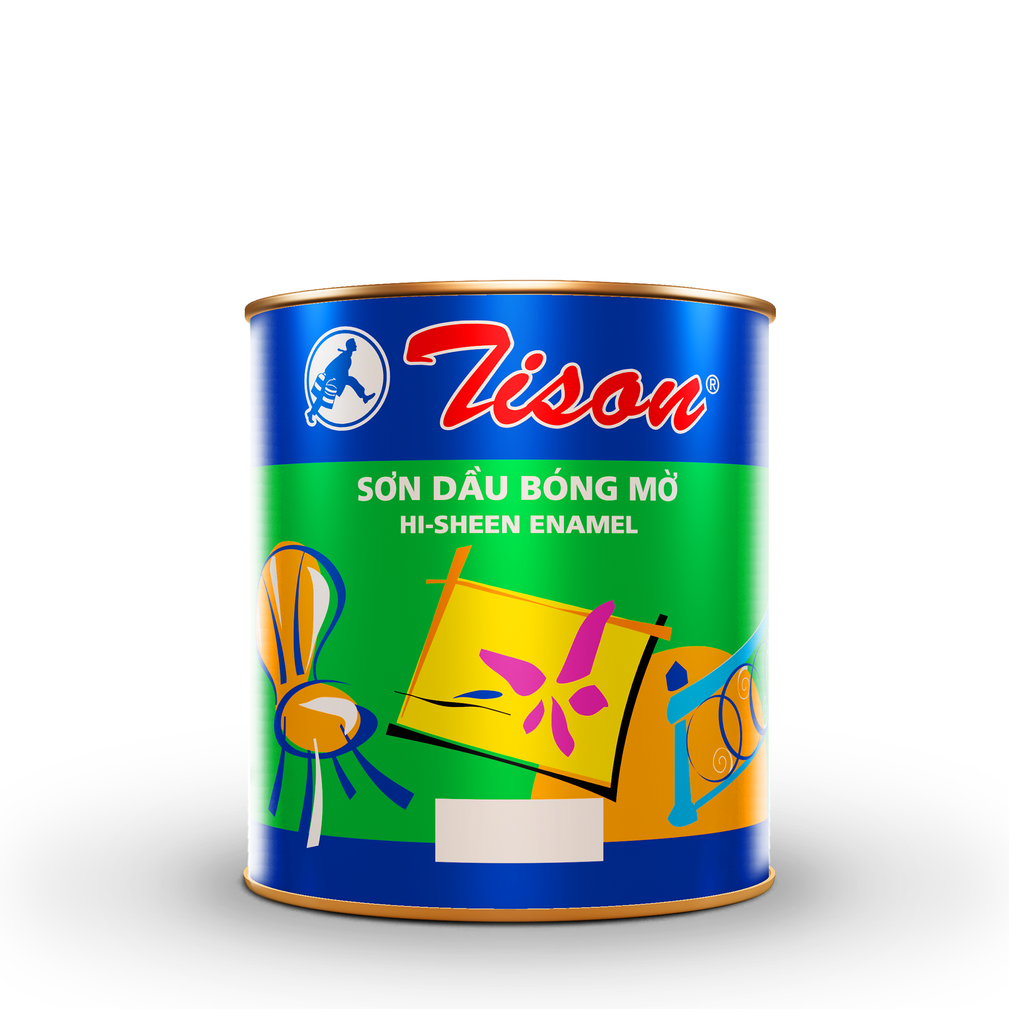 Sơn dầu Hi-Sheen Enamel màng bóng mờ