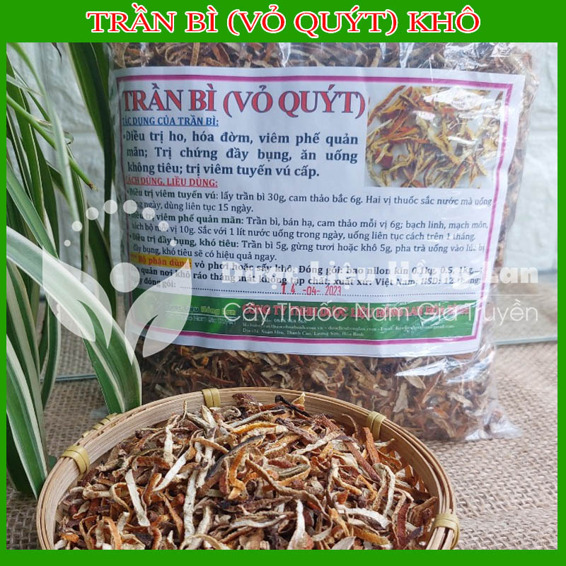 Trần Bì (Vỏ Quýt) khô sạch gói 1kg