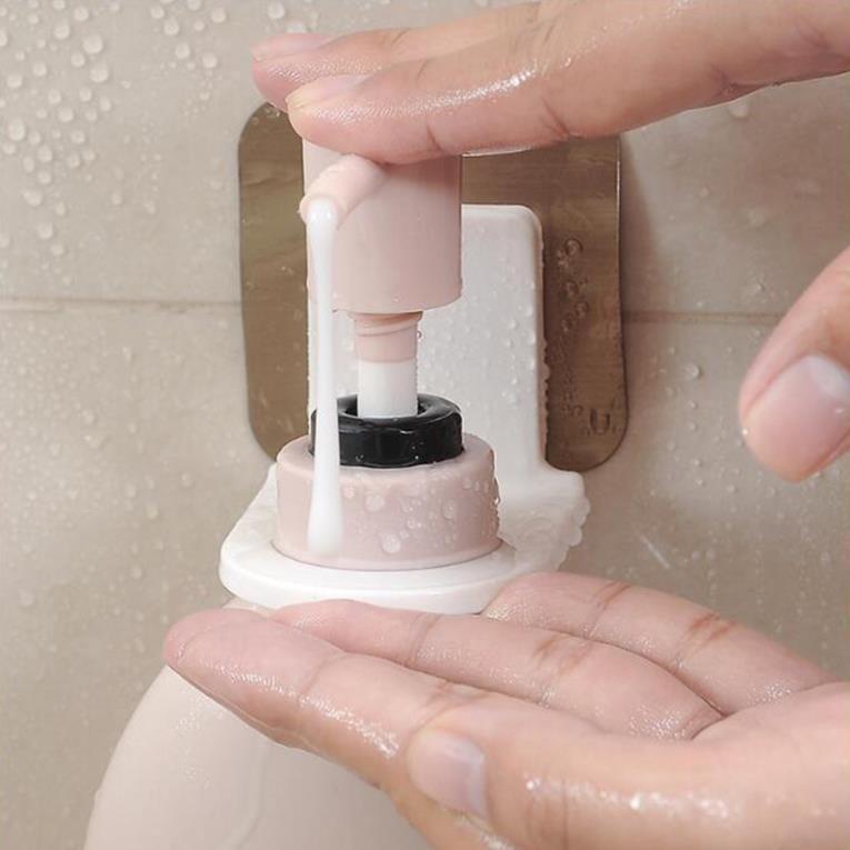 Móc dán tường treo chai sữa tắm tiện lợi cao cấp