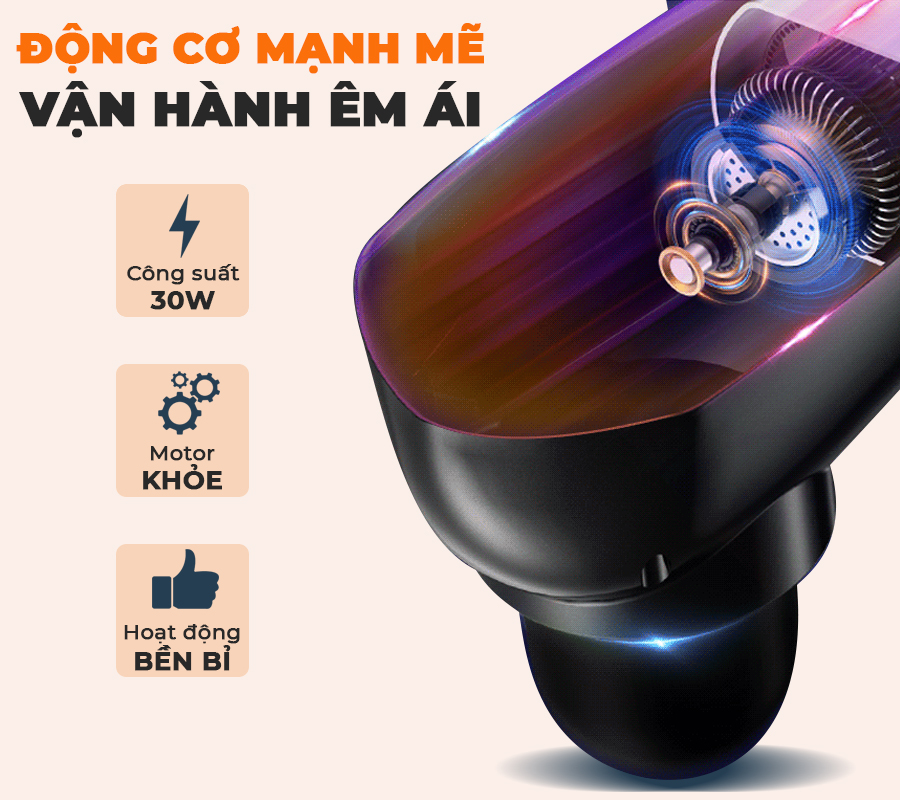 Máy massage cầm tay hồng ngoại OKACHI LUXURY JP-M610 (màu đen)