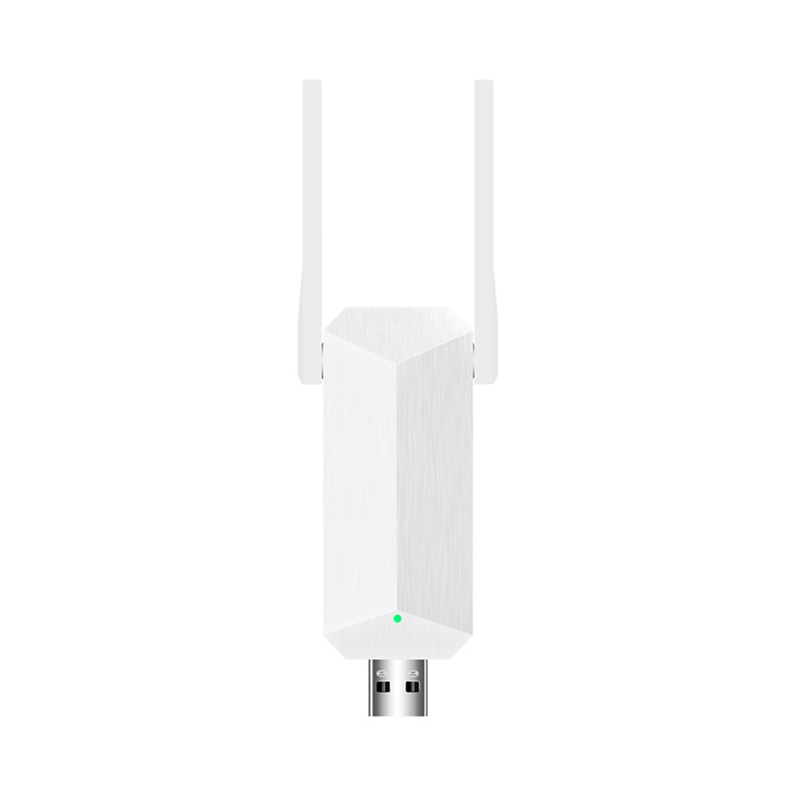 Wireless Network Adapter High Speed Mini WiFi for Desktop White