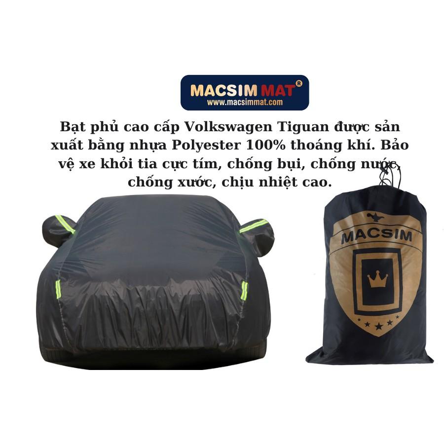Hình ảnh Bạt phủ cao cấp ô tô Volkswagen Tiguan nhãn hiệu Macsim sử dụng trong nhà và ngoài trời chất liệu Polyester - màu đen và