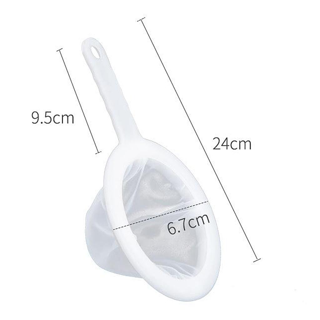 Multi Purpose Plastic Strainer Funnel Filter Mesh Food Filter Colander Spoon