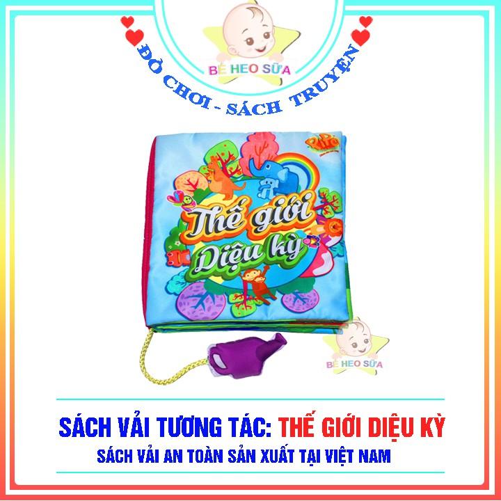 Sách vải Thế Giới Diệu Kỳ - Sách vải tương tác pipo