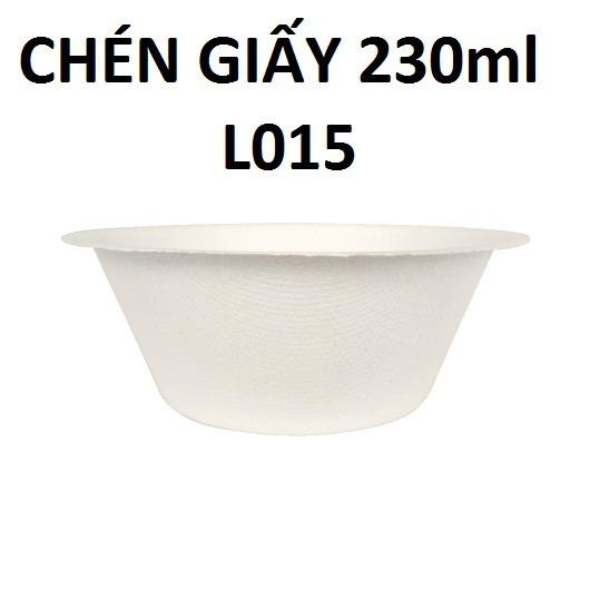 Chén giấy bã mía Thái Lan 230ml - thương hiệu Gracz