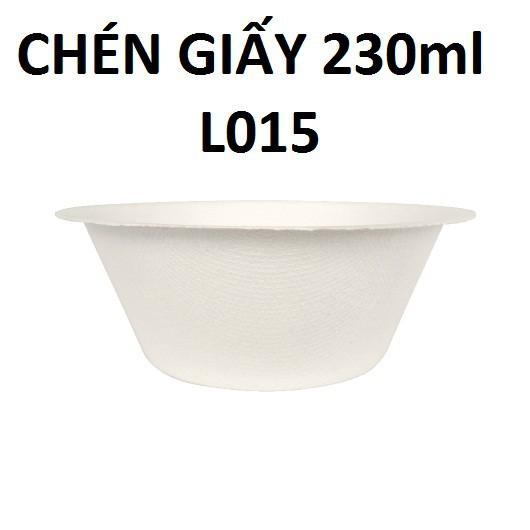 Chén giấy bã mía Thái Lan 230ml (10cái, 20 cái, 30 cái, 40 cái/xấp) - thương hiệu Gracz