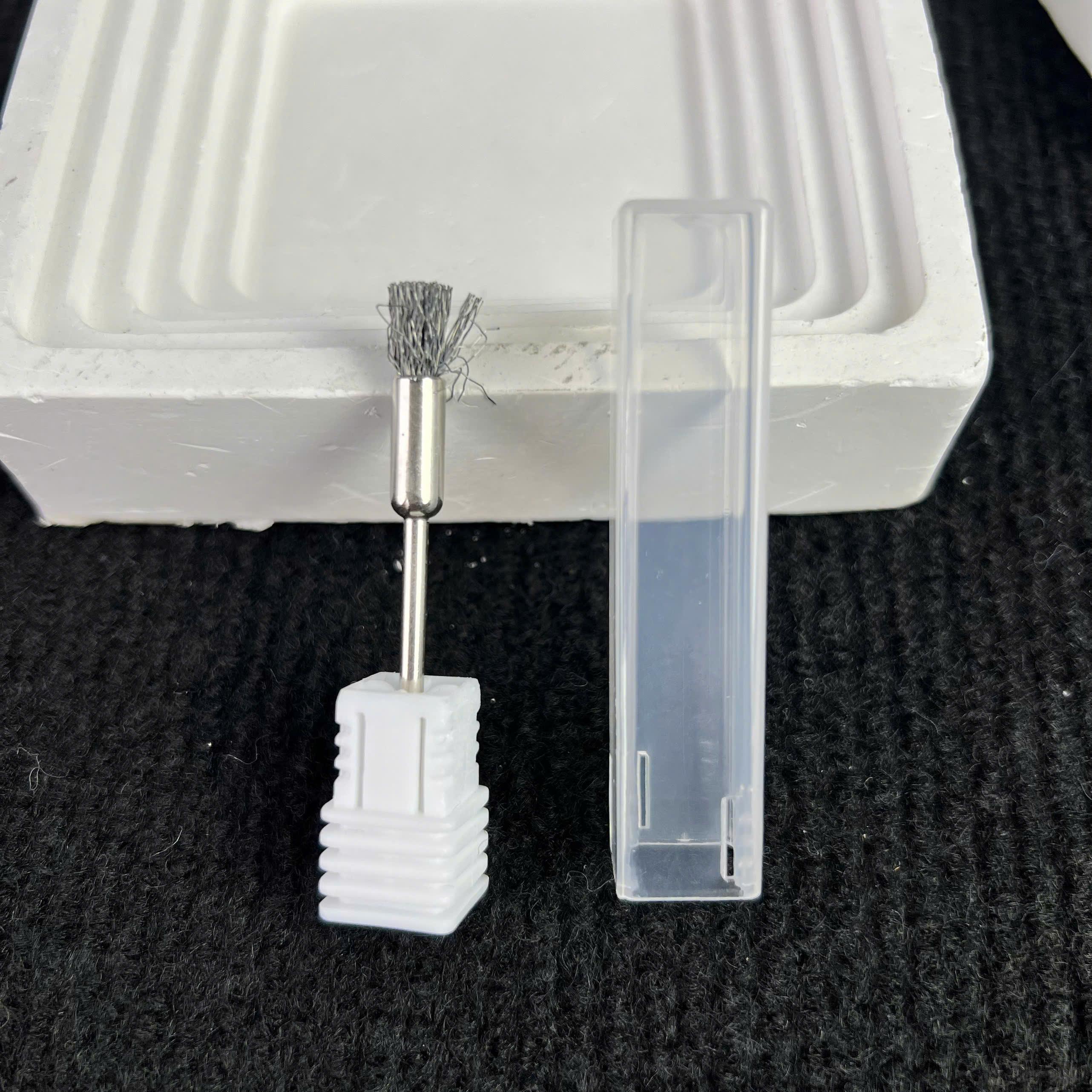 Combo 4 Đầu Mài Mạ Vàng Số 2 Đầy Đủ 5in1, Xanh Phá gel , Đỏ Mịn, Chân Móng Úp Tặng Chổi Vệ Sinh Làm Nail Mài Êm Không Nóng