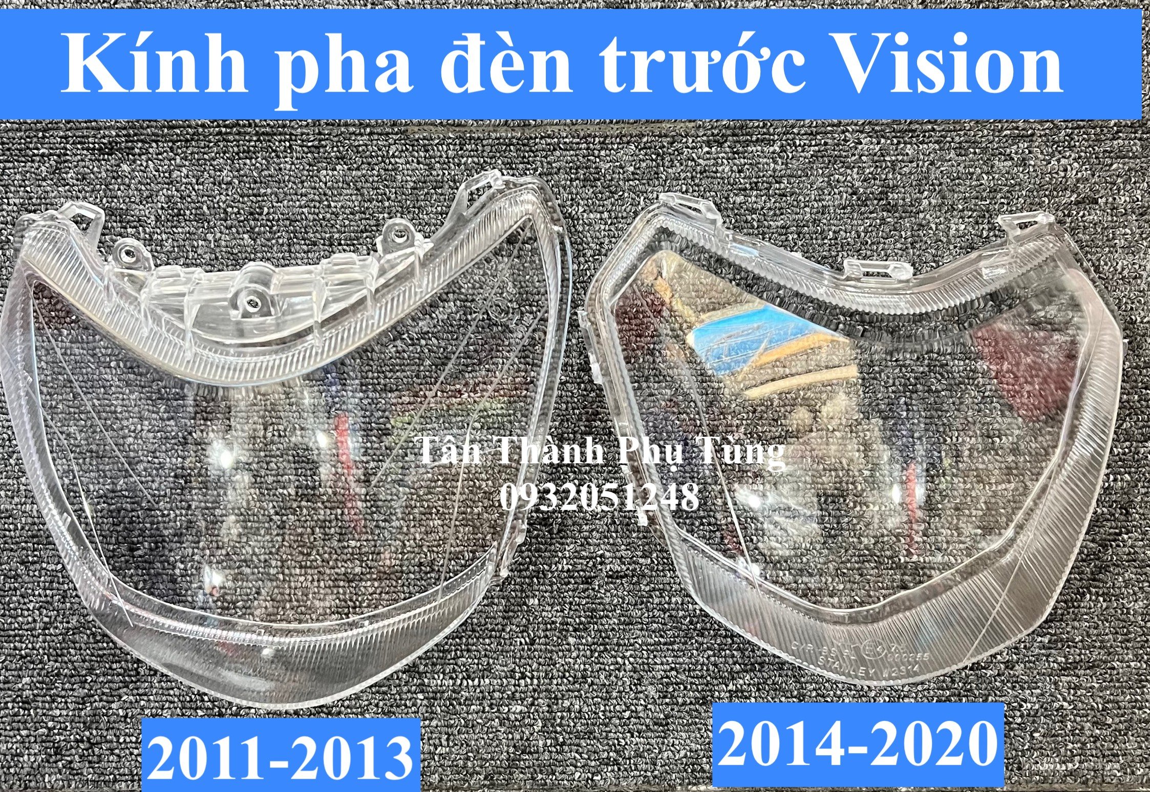 Kính pha đèn dành cho Vision đời 2011-2013, 2014-2020