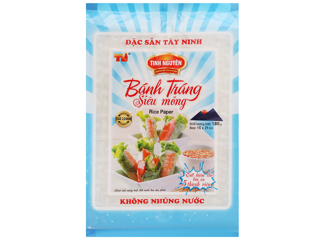 Bánh Tráng Siêu Mỏng Tây Ninh Tinh Nguyên (180g)