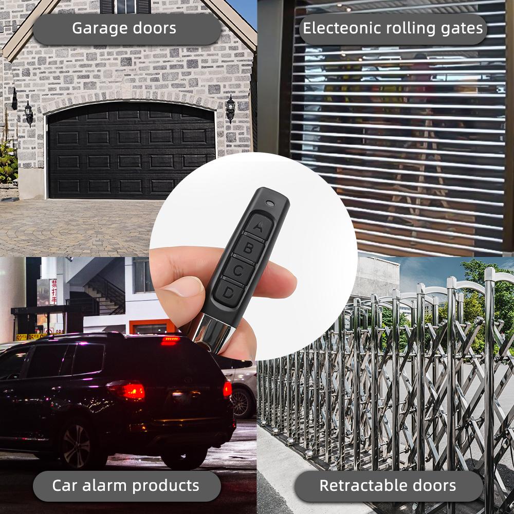KIBIDU 433MHZ Sao chép điều khiển từ xa Auto 4 Channe Code Garage Gate cửa mở Bộ điều khiển điều khiển từ xa