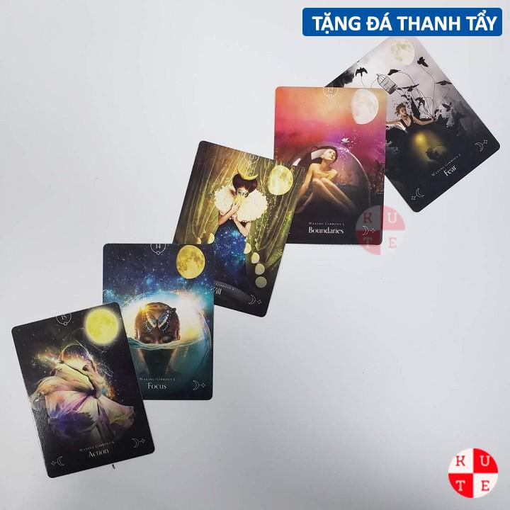 Bộ Bài Oracle Queen Of The Moon 44 Lá Bài Tặng Link Tiếng Anh Và Đá Thanh Tẩy