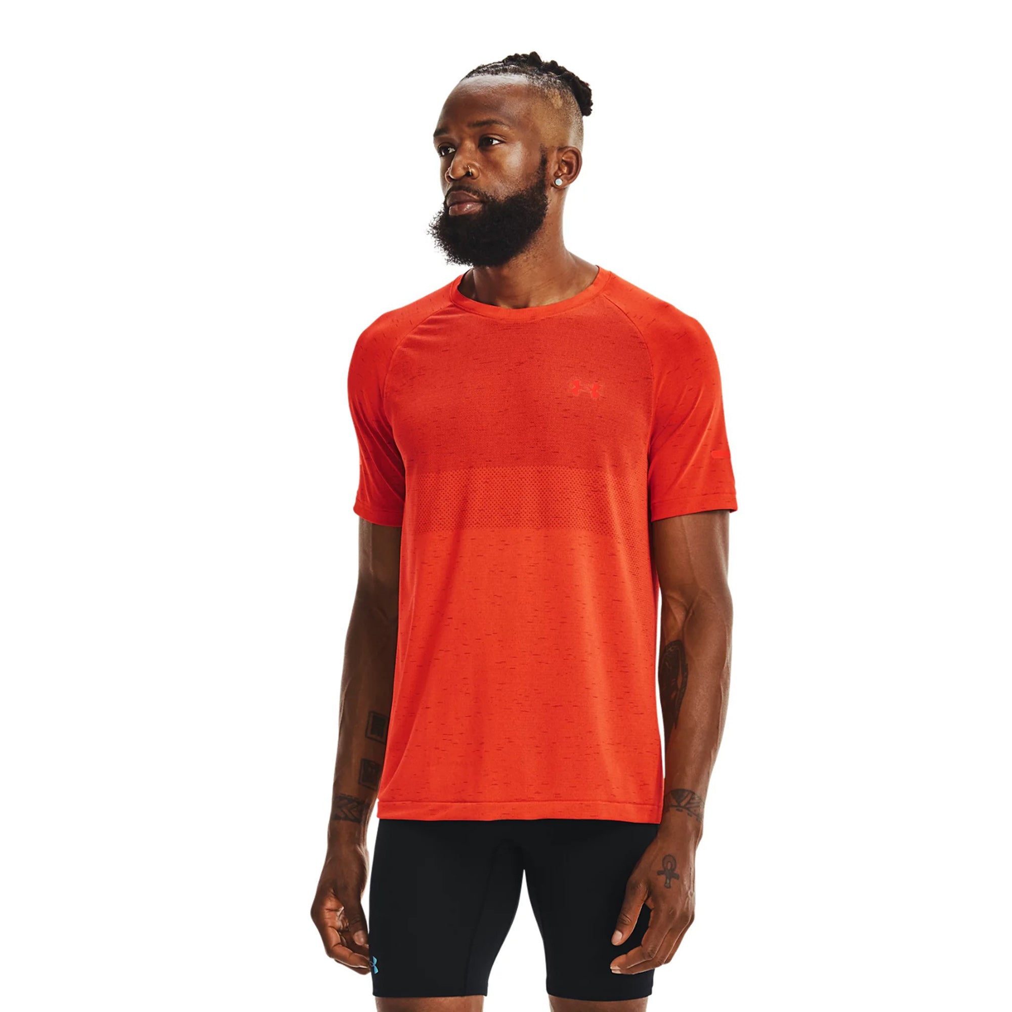 Áo thun tay ngắn thể thao nam Under Armour Seamless Run - 1361356-296